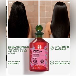 Yves Rocher Raspberry Shine Vinegar - Red
